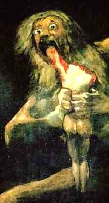 F. de Goya: Saturn